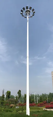 Bolehkah tiang lampu tiang tinggi dipasang di atas tanah yang tidak rata?